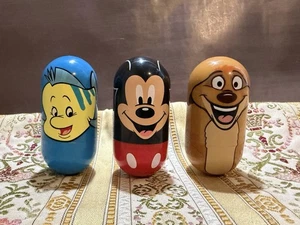 Disney Kellogg Wobbler Mickey Mouse Flunder Timon 3 Stück - Bild 1 von 8