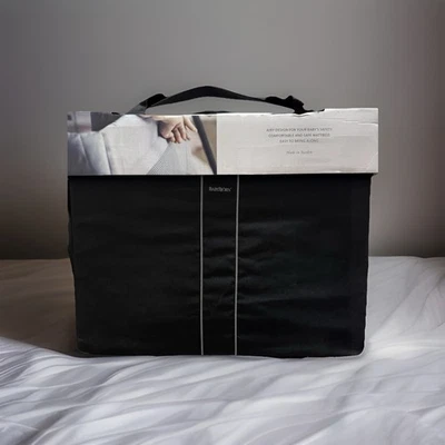 Baby Björn Travel Crib Pack Play Black/Silver, One Size, Lightweight Portable - Image 1 of 4