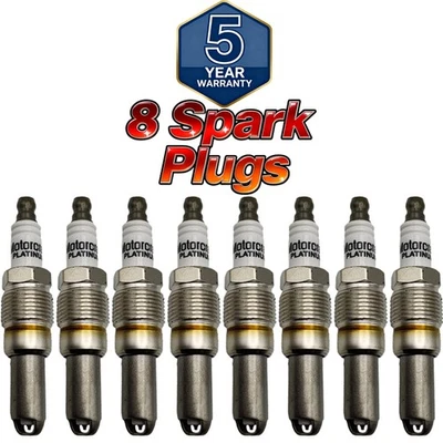 Set of 8 New Spark Plugs PZH1F SP-514 Platinum For Ford Explorer Sport Trac 4.6L - Image 1 of 4