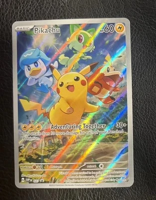 Pikachu 027 Sv: Scarlet & Violet Promo Cards Holo - Image 1 of 2