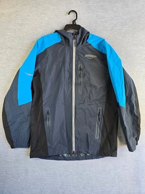 Amazon Jacket Hooded Soft Shell Men’s Blue Zip Coat Waterproof Size Medium - Image 1 of 4