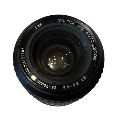 Saitex 28mm - 70mm Zoom Lens 1:3.8-4.8 No K8770107 w/ 1 lens cover - Image 1 of 4