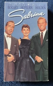 Sabrina VHS Tape 1998, Humphrey Bogart, Audrey Hepburn, William Holden - Picture 1 of 3