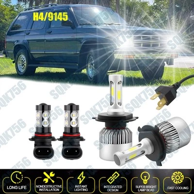 For Toyota Sequoia 2001-2007 Combo LED Headlight Kit Hi/Lo Beam Fog Light Bulbs - Image 1 of 4