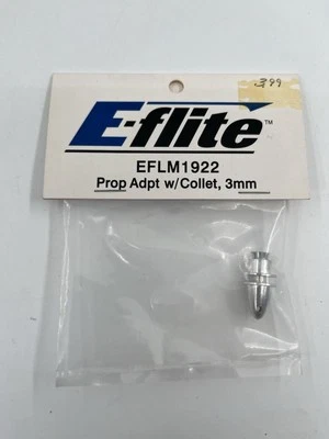 EFLM1922 E-flite Prop Adapter with Collet, 3mm NOS - Image 1 of 2