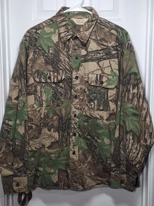 VTG Walls Button Up Realtree Hunting Camo Shirt Sz XL Long Sleeve 46-48 USA MADE - Picture 1 of 12