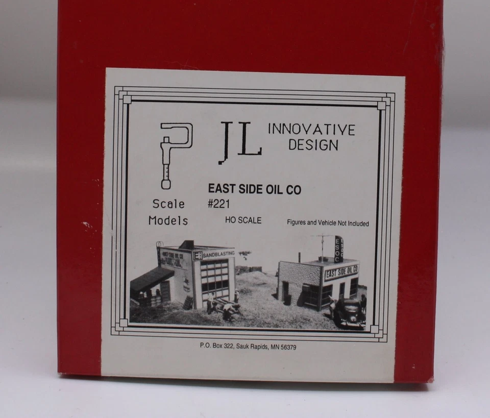 JL Innovative Design 221 HO Scale East Side Oil Co Building Kit - Image 1 of 1