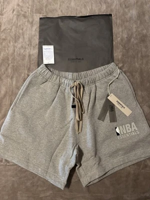 NEW NBA Fear of God Essentials Warm Heather Shorts Size Medium 100% AUTHENTIC✅ - Image 1 of 4