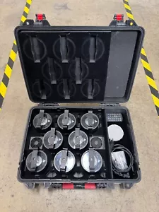 Asetra AX3 LightDrop Kit, RGBW Wireless LED Fixture 8pk w/ Charging Case (Black) - Picture 1 of 5