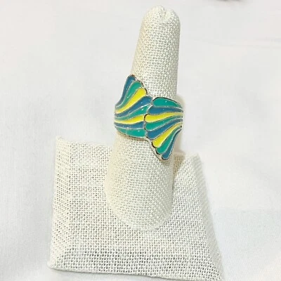 Mermaid Tail Ring Size 7 1/4 Colors of the Sea - Image 1 of 4