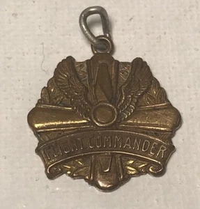 Ovaltine Captain Midnight Flight Commander Distinguished Service Charm Pendant - Picture 1 of 3