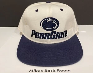 Vintage Penn State Nittany Löwen Bekleidung #1 Mütze NEU alter Bestand neu ohne Etikett tailliert 7-1/2 - Bild 1 von 8