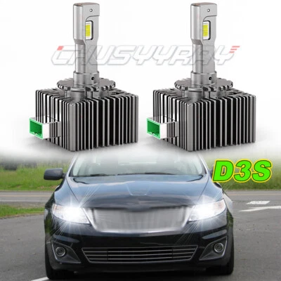 2x Bombillas de faros LED D3S para Lincoln MKS MKT MKX 2011 2012 2013 2014 2015 2016 Foto 1 de 4