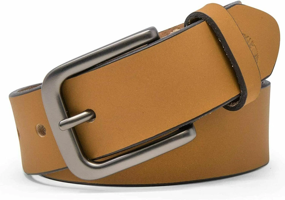Timberland Men's 35 MM Classic Jean Leather Belt Wheat 32 US Assembled