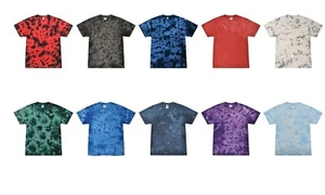 Camisetas de lavado de cristal multicolor para niños talla manga corta algodón colorido - Imagen 1 de 20