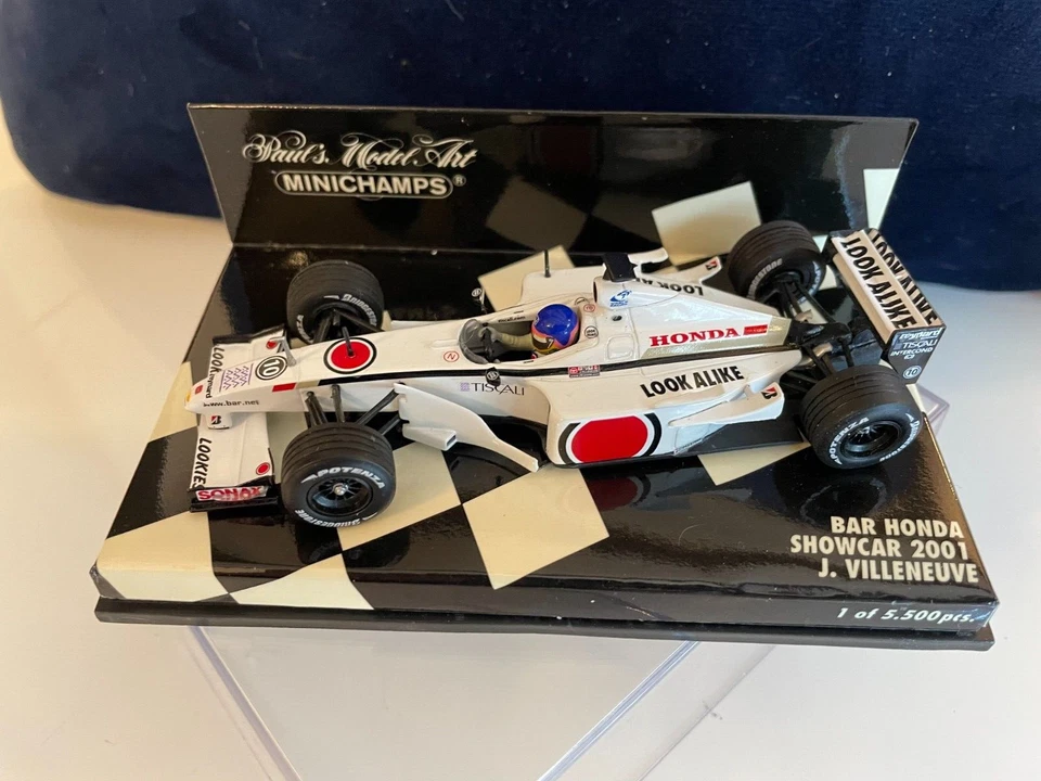 MINICHAMPS 1/43 -  BAR HONDA SHOWCAR 2001 JACQUES VILLENEUVE - Photo 1/3