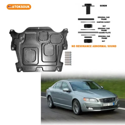 Engine Skid Plate For 2012-2016 Volvo S80 Under Splash Shield Heavy Duty Foto 1 de 4