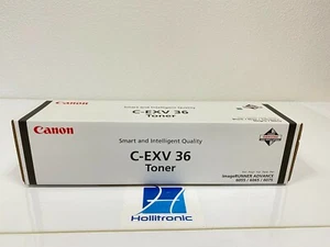 GENUINE Canon C-EXV 36 Original Black Toner Cartridge / 3766B002AA - Afbeelding 1 van 5