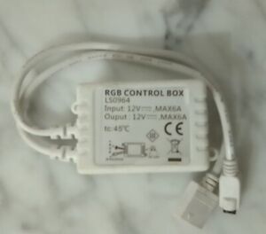 LED IR Reciever Wireless RGB Control Box 6A 12V DC LS0964 Remote Not Included
