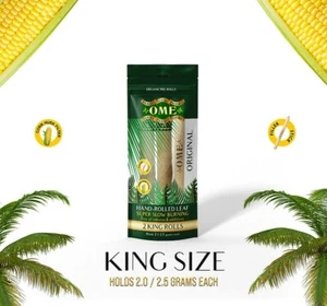 King size Palm leaf Pre-Rolls Original 3 Packs/ 6 Rolls- OME® - Picture 1 of 4