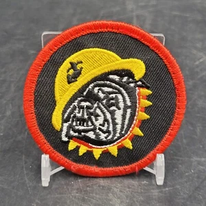 USA Marine Corps USMC Bulldog Souvenir Cloth Patch Badge - Picture 1 of 5