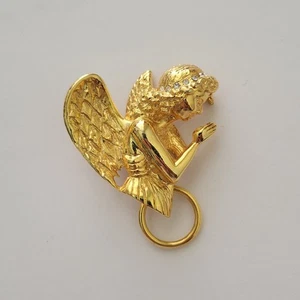 De Colección Esther Fuhrman Ángel Broche Prendedor Soporte Gafas Tono Dorado Hada Caprichoso  - Imagen 1 de 7