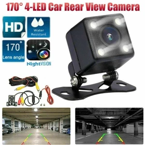 170° Car Rearview Parking Backup Camera View Reverse for Car Stereo Radio 4LED - Picture 1 of 12