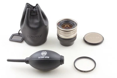 **MINT** Contax Carl Zeiss Biogon 21mm F2.8 G Mount Lens w/ Pouch From JAPAN - Image 1 of 4