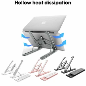 Portable 360° Adjustable Laptop Notebook Table Stand Tray Foldable Computer Desk - Picture 1 of 11