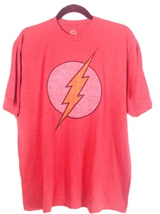 Camiseta gráfica The Flash roja Lightning Bolt talla XL de DC Comics nueva sin etiquetas - Imagen 1 de 6