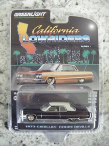 GREENLIGHT CALIFORNIA LOWRIDERS SERIES 1 1973 CADILLAC COUPE DEVILLE LAST ONE - Bild 1 von 2