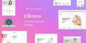 Shopify Theme Corano Jewerly Luxury Business - Photo 1/1