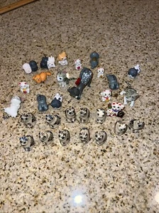 Lote de estatuillas de gato de cerámica de arte popular mexicano Tonala y gatos diversos - Imagen 1 de 11