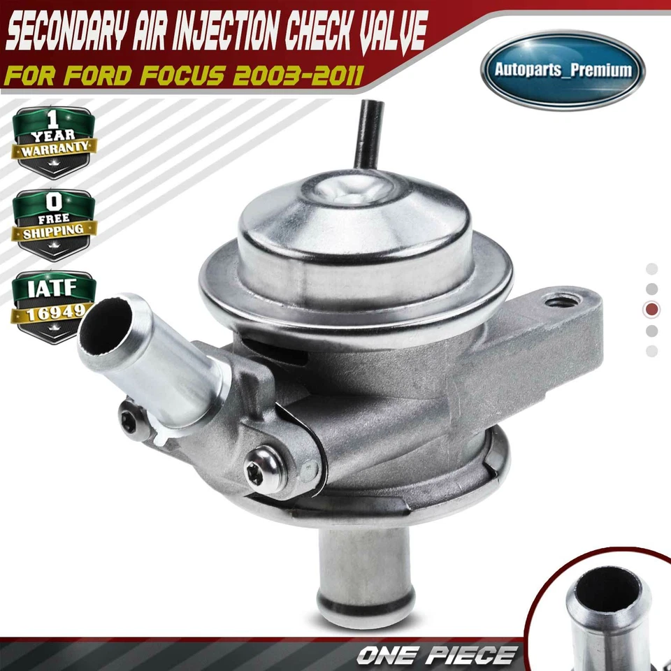 Nova válvula de retenção de injeção de ar secundária para Ford Focus 2003-2011 L4 2.0L L4 2.3L - Imagem 1 de 4