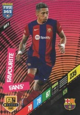 Panini FIFA 365 Adrenalyn XL 2024 BAR5 Fans' Favourite Raphinha FC Barcelona