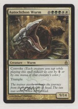 2005 Magic: The Gathering - Ravnica: City of Guilds Autochthon Wurm #191 n0n