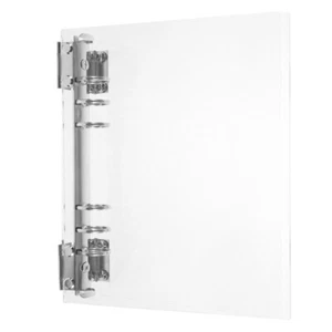 Binder Cover Refillable Notebook Cover Loose-leaf Notebook Shell Students Clear - Picture 1 of 12