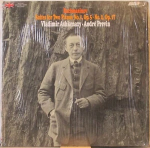 RACHMANINOFF Suites for Two Pianos Nos. 1 & 2 LP Ashkenazy, Previn – in Shrink  - Picture 1 of 1
