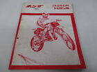 Honda Genuine Used Motorcycle Service Manual Cr250r With Diagram 9469