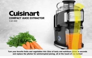 Cuisinart CJE-500 Compact Juice Extractor Black Juicer - Picture 1 of 9