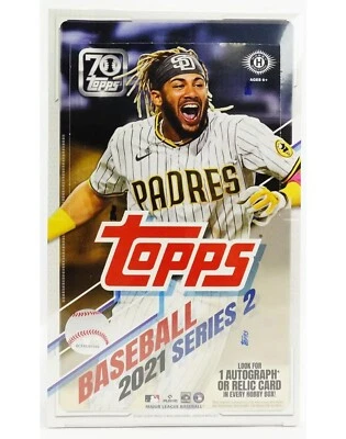 2021 TOPPS SERIES 2 BASEBALL HOBBY BOX FACTORY SEALED NEW - Image 1 of 2