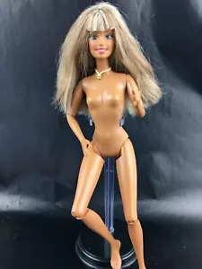 Barbie Summer Doll Beach Cali Girl Articulated Cowgirl Flat Feet - Picture 1 of 7