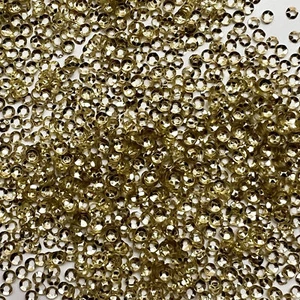 Taza de lentejuelas doradas brillantes metálicas hechas en EE. UU. - Imagen 1 de 1