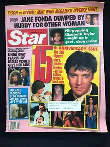 Star magazine February 28 1989 15th Anniversary issue Elvis  Liz Tyson Givens - Picture 1 of 3