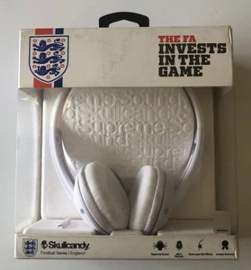 Raros Auriculares Skullcandy Uprock con Micrófono - Copa Mundial de Fútbol Inglaterra - Imagen 1 de 1