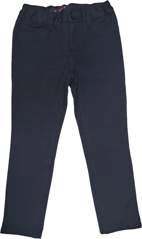 Pantalón ajustado cintura ajustable azul marino French Toast para niña talla 6 Foto 1 de 1