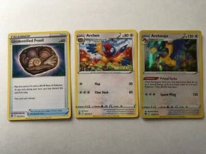 Juego Silver Tempest Fossil Archen & Archeops 147/195 - Imagen 1 de 2