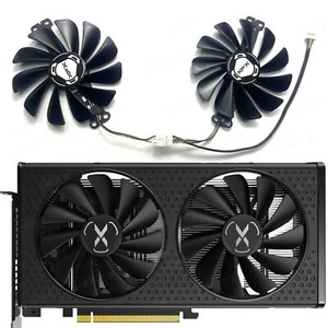 1X Cooling Fan Graphics Replacement Fan for XFX RX6600 6600XT 6650XT - Afbeelding 1 van 7