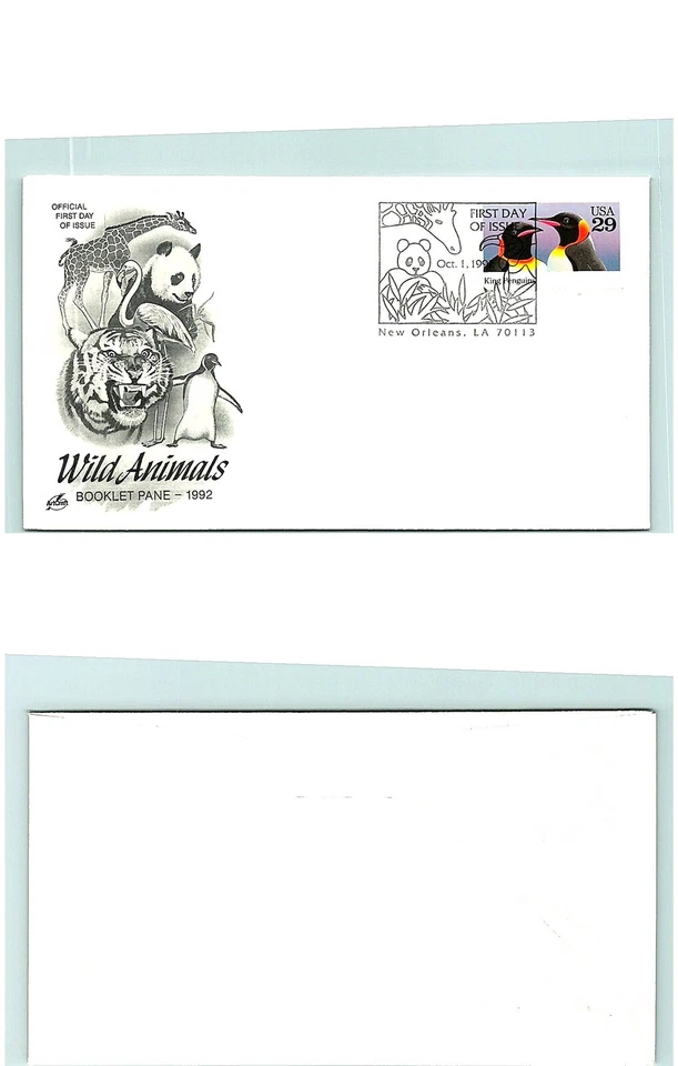 S01-3990, WILD ANIMALS, KING PENGUINS, *ARTCRAFT FDC - Image 1 of 1