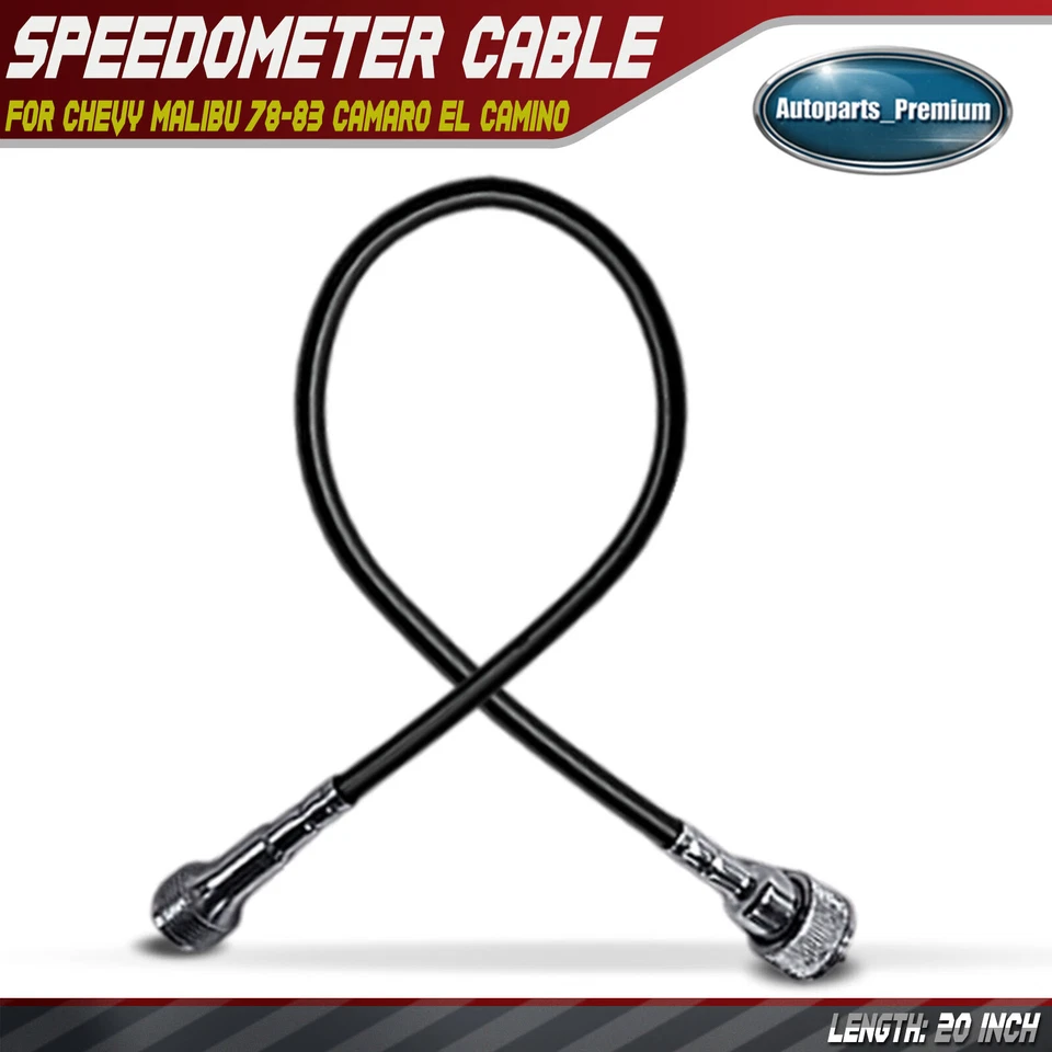 20 in Speedometer Cable for Chevrolet Malibu 78-83 Camaro El Camino C10 C20 C30 - Image 1 of 4
